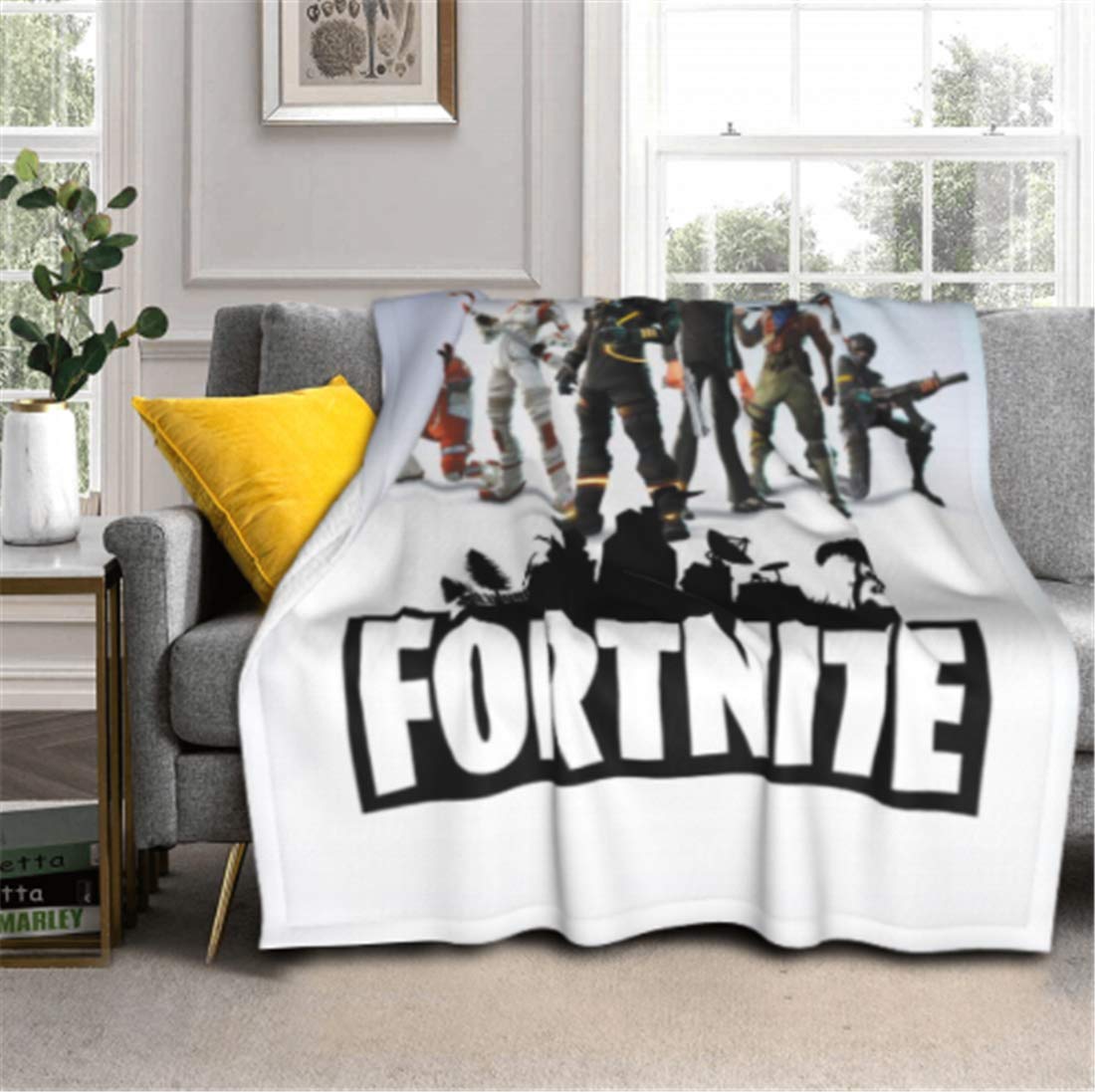Fortnite Blanket Throw Blanket Ultra Soft Micro Flannel Fleece