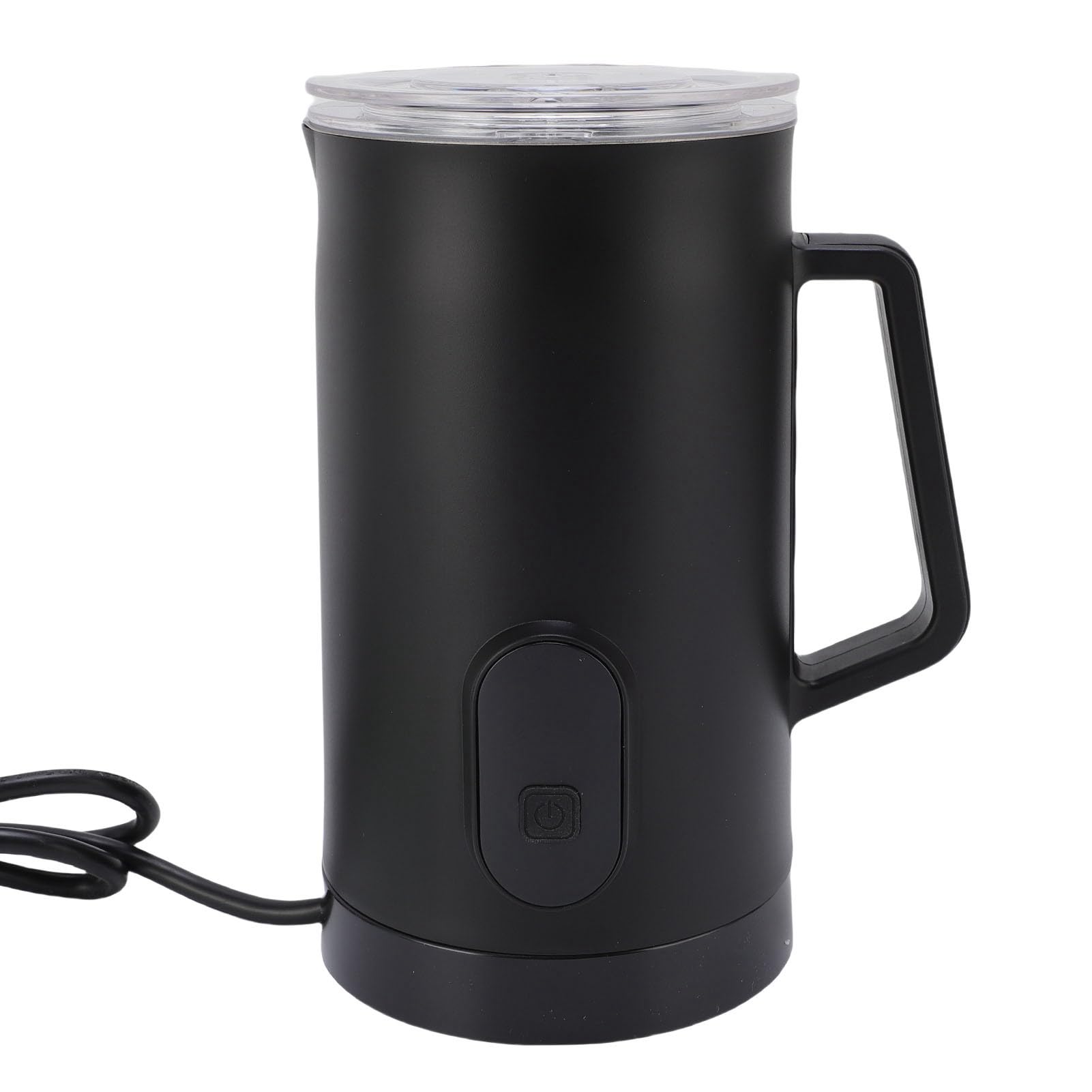 Elektryczny Spieniacz do Mleka, Parowiec i Spieniacz 4 w 1 do Gorącego i Zimnego Mleka, z powłoką nieprzywierającą, Gorącej Czekolady Latte Cappuccino (Wtyczka UE 220 V)