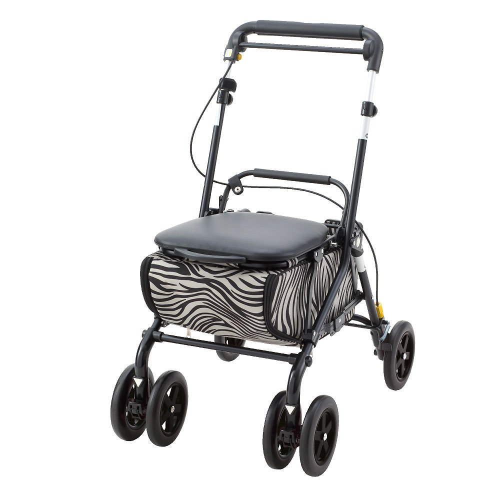 象印ベビー（株）withoneゼブラ柄シルバーカー】