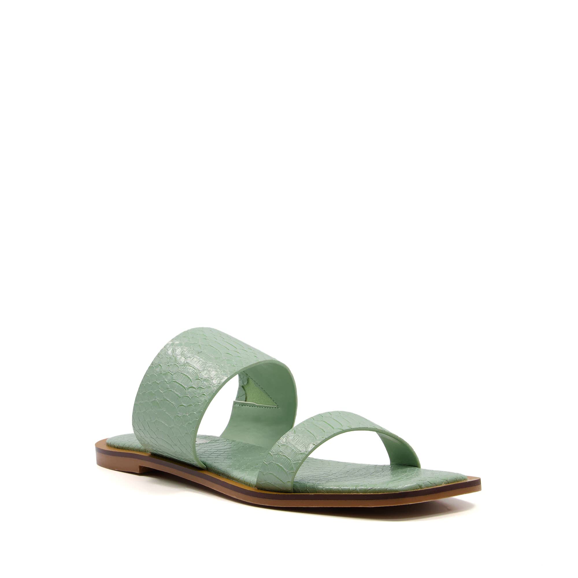 DuneLondon Womens Luana Drenched Flat Sandals