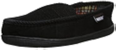 Men's Corduroy Moccasin with Flannel Lining