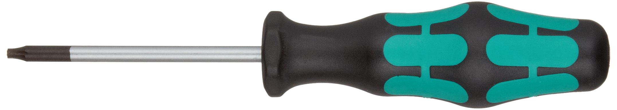 Wera 367 BO TX9 x 2-3/8in Kraftform Plus Torx BO tamper-resistant screwdriver, TX9 x 2-3/8 in.
