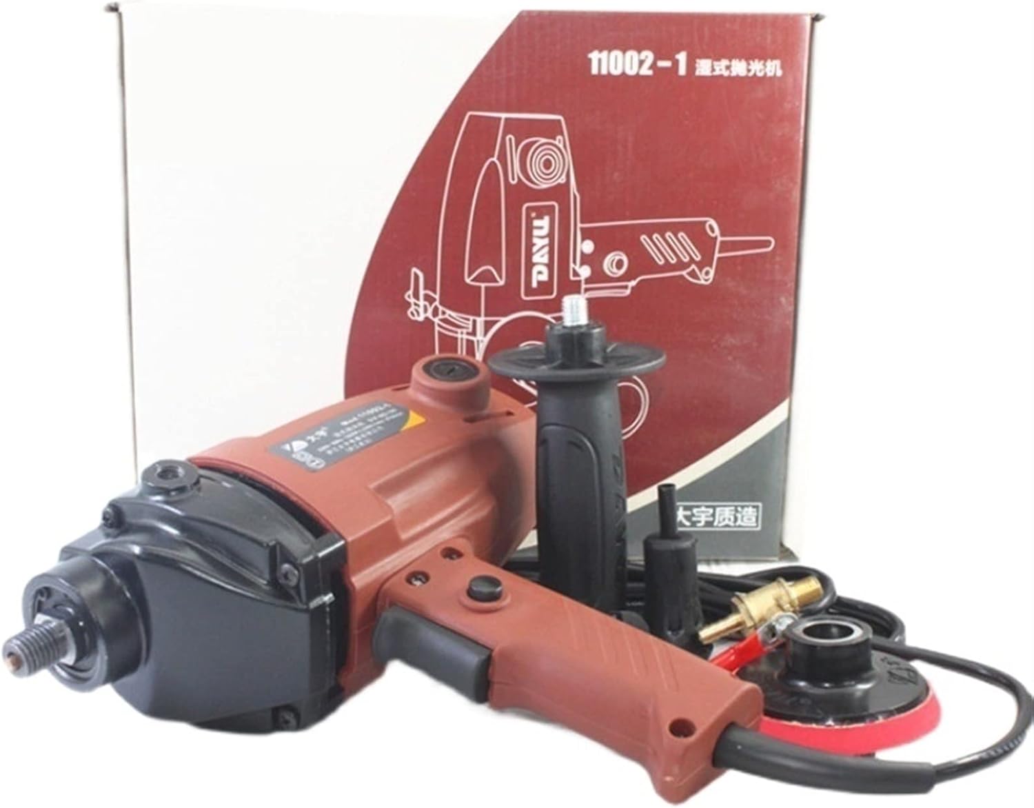 Granite Wet Polisher Wet Water Mill Stone Marble Grinding Machine Vertical Water Injection Polishing Machine for Granite/Marble/Concrete/Stones