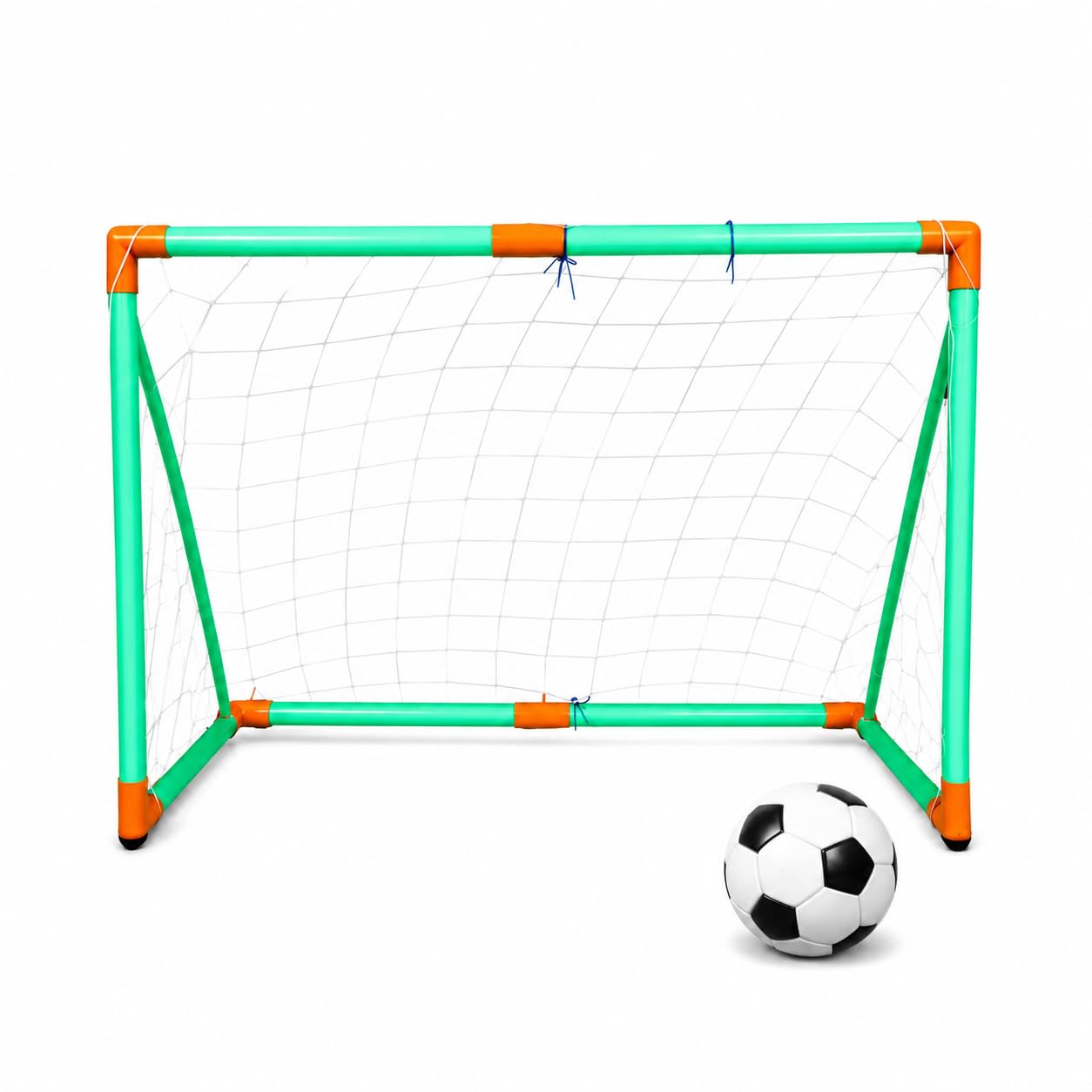 Kids Football Set | Connectors, net and Ball | Toys for Boys 7-14 Years | Birthday Gift | Indoor & Outdoor Play | Easy to Assemble | Perfect for Training-image-19