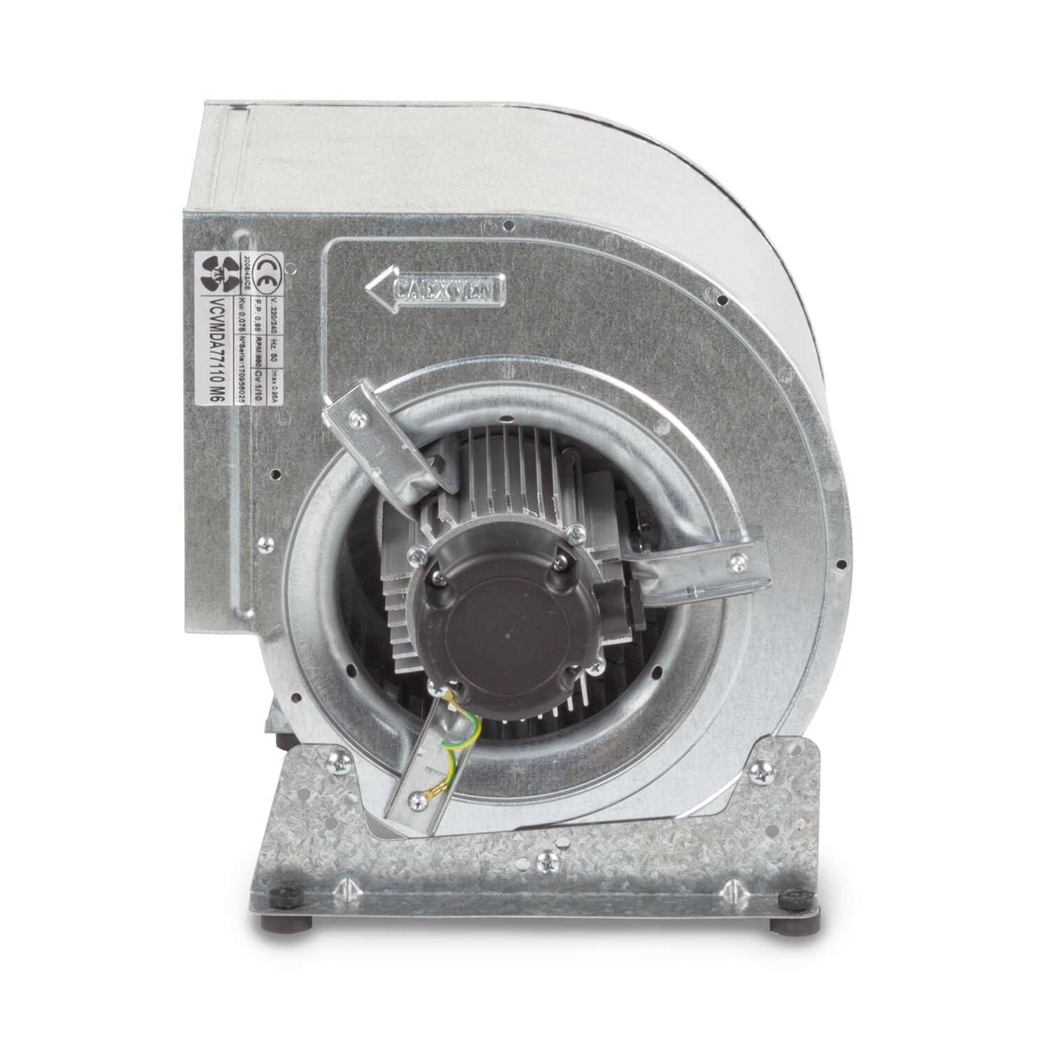 Turbina Extractora con Ventilador Centrífugo de Doble Aspiración - 9/9-3/4 CV - 1350 rpm - 230V - Monofásica