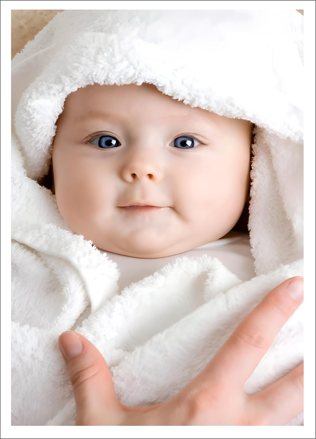 AnaBia Decor Cute Baby with Towel Wall Poster for Pregnant Women Livingroom, Bedroom, Kidsroom (Size - 30 CM x 45 CM) (B0D7LL4HWP) Amazon Price History, Amazon Price Tracker