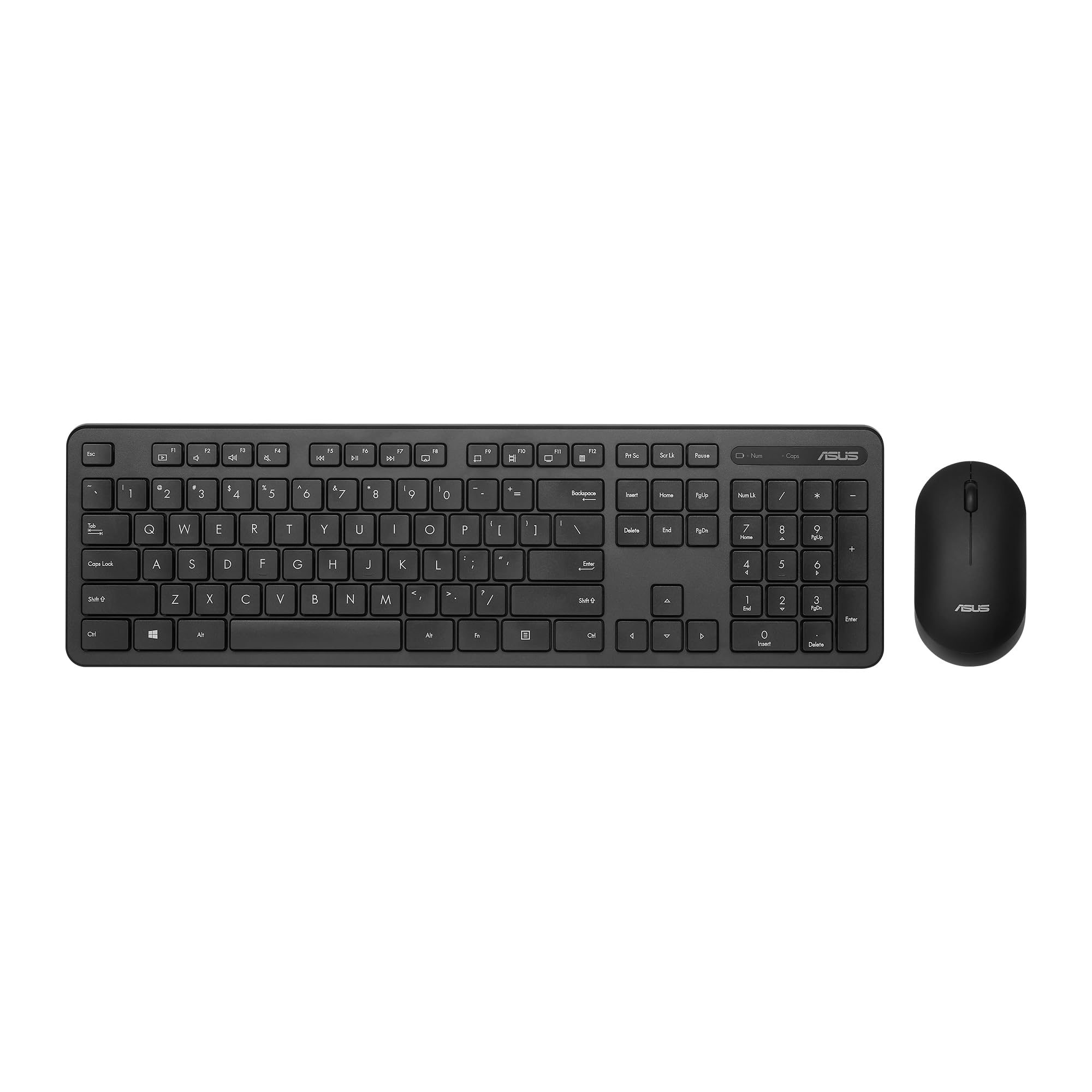 ASUS Kabellose Tastatur und Maus Set CW100 Schwarz Copilot+