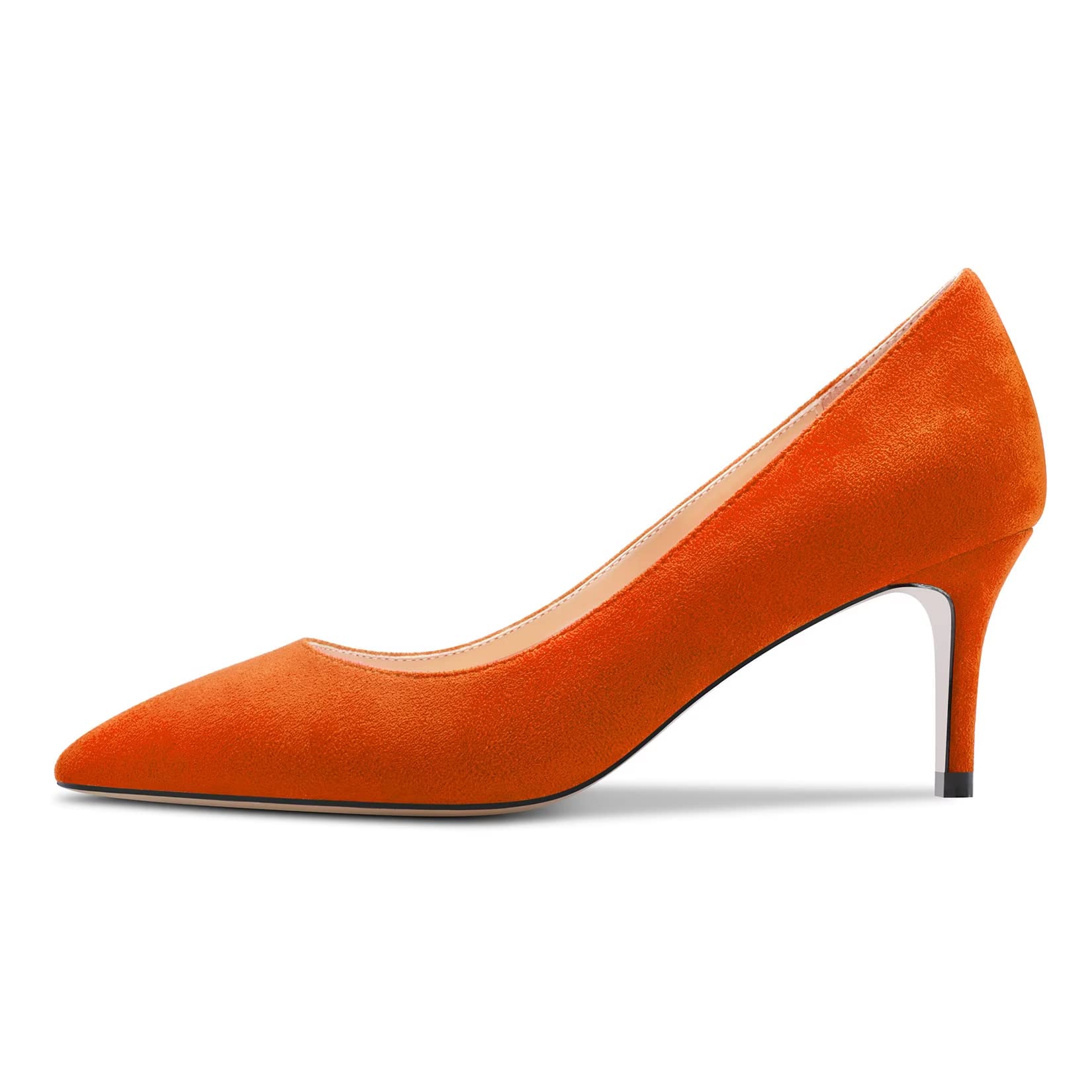 Castamere Donna Spillo Medio Gattini Tacco Heel 6.5 CM Heels a Punta Pumps Slip-on Classico Cute Ufficio Scarpe