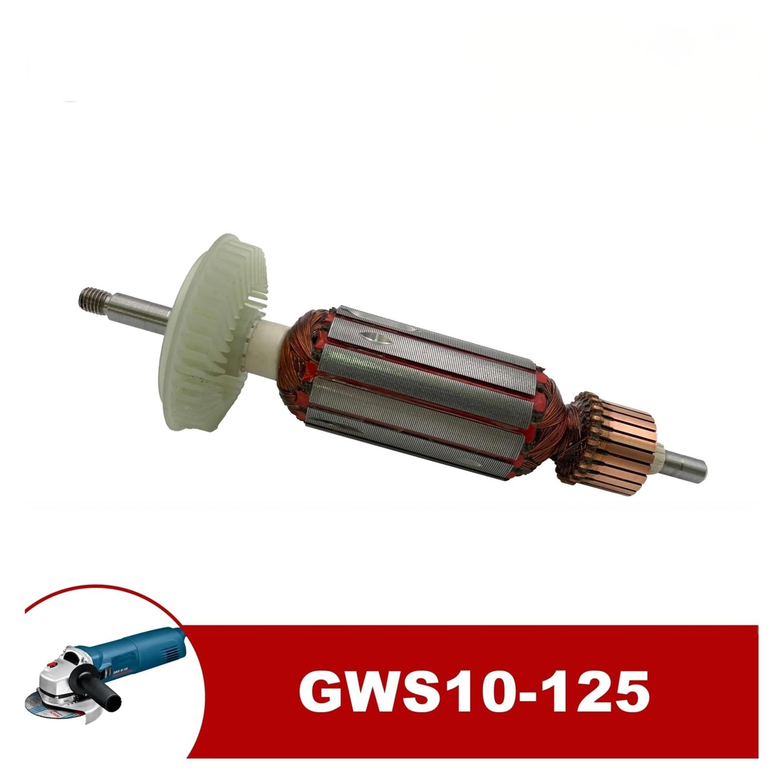 Rotor De Armadura AC 220V 240V, Repuestos De Repuesto For Amoladora Angular Eléctrica De Grado Profesional, Compatible Con BOSCH, For Herramientas Eléctricas GWS10-125