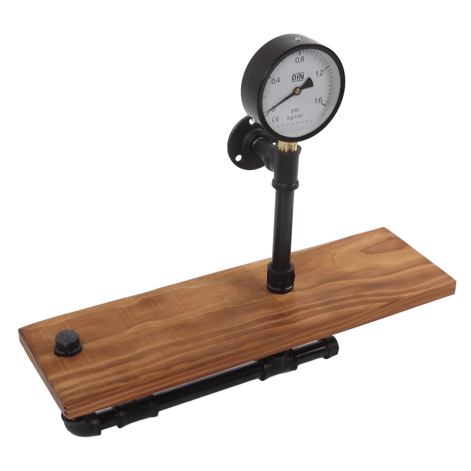 Industrielles Rohrregal, Einfach zu Montieren, Retro-DIY-Wandmontage-Mehrzweck-Aufbewahrungsregal mit Holzbrettern für Zuhause, Büro, Wohnzimmer, Bar, Badezimmer, Küche