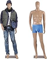 Vista 56 de BLKMTY Maniquí femenino de 69 pulgadas con forma de vestido de cuerpo completo, modelo de ropa, maniquí ajustable, maniquí desmontable realista