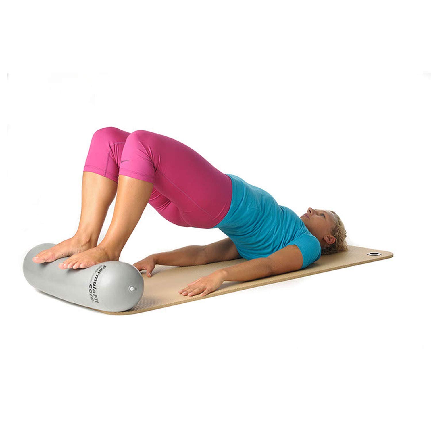 Pezzi Formula Fit-Core Maxafe 75 cm Ø 24 cm wałek do fitnessu gimnastyka szary