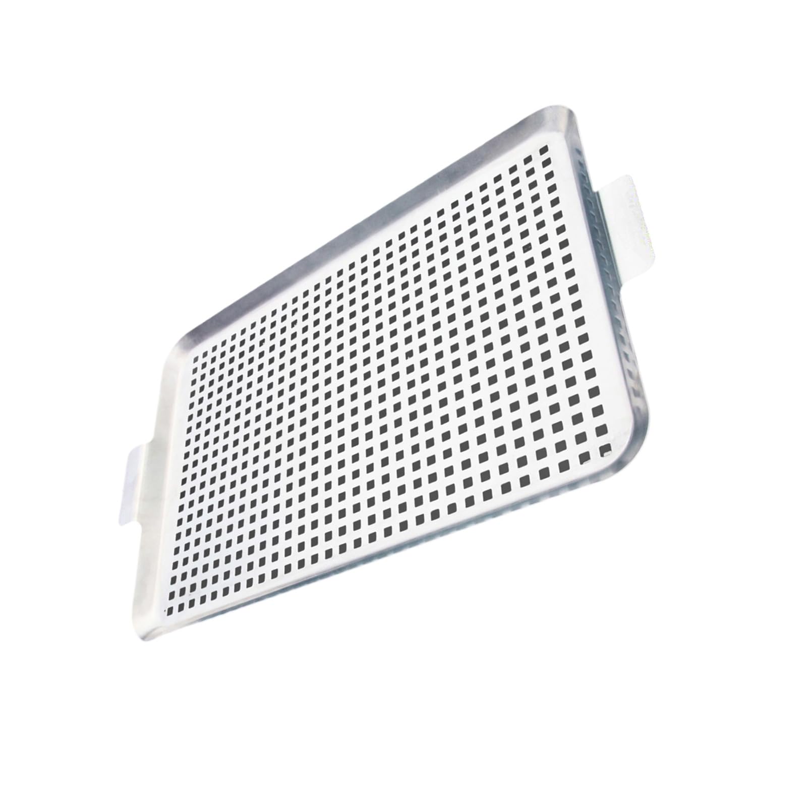 Kalttoy Effective BBQ Grills Pans Stainless Steel with Holes and Handle for Perfectly Grilled Vegetables Fish and Meat Perforated Barbecue Tray
