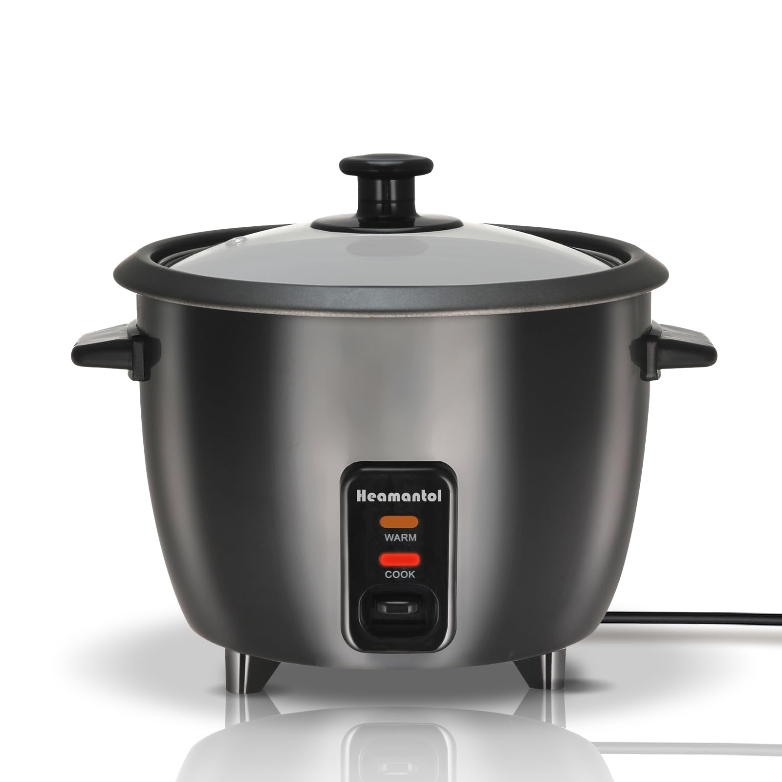 Multifunctional Rice Cooker, Non-stick Pan Liner, Equipped with Spoon and Measuring Cup, Fast Cooking, Easy To Clean, Automatic Heat Preservation Function 0.6L Mini Rice Cooker, Small and Easy To Use, Suitable for Office Apartment Camping