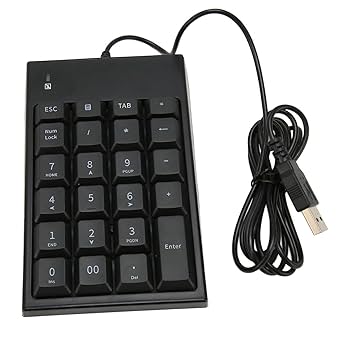 Amazon | USB テンキー 23キー 有線テンキーパッド 静音