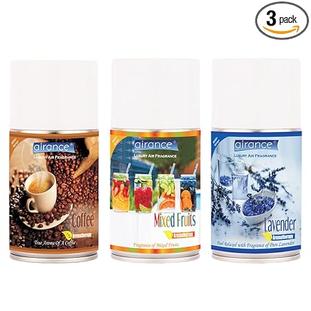 Airance Air Freshener Refill Coffee, Mixed Fruit & Lavender - 250 ML - 3000+ Sprays - Fits Almost All The Dispensers