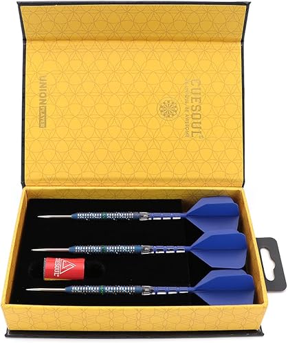 Miniatura 6 de CUESOUL BOSS CHEN'GEN1 - Juego de dardos con punta de acero de tungsteno (0.78 oz, 90 %