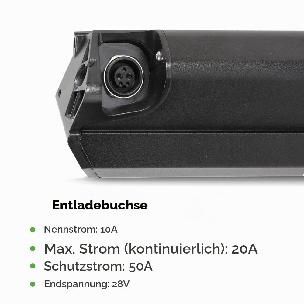 SEASON Ebike Akku 36V 12.8Ah 13Ah - Ersatzbatterie Semi-Intube Akku REENTION Dorado Pro 50 für E-Bikes Pedelecs von vons NCM, LLobe, Fitifito, DeHawk