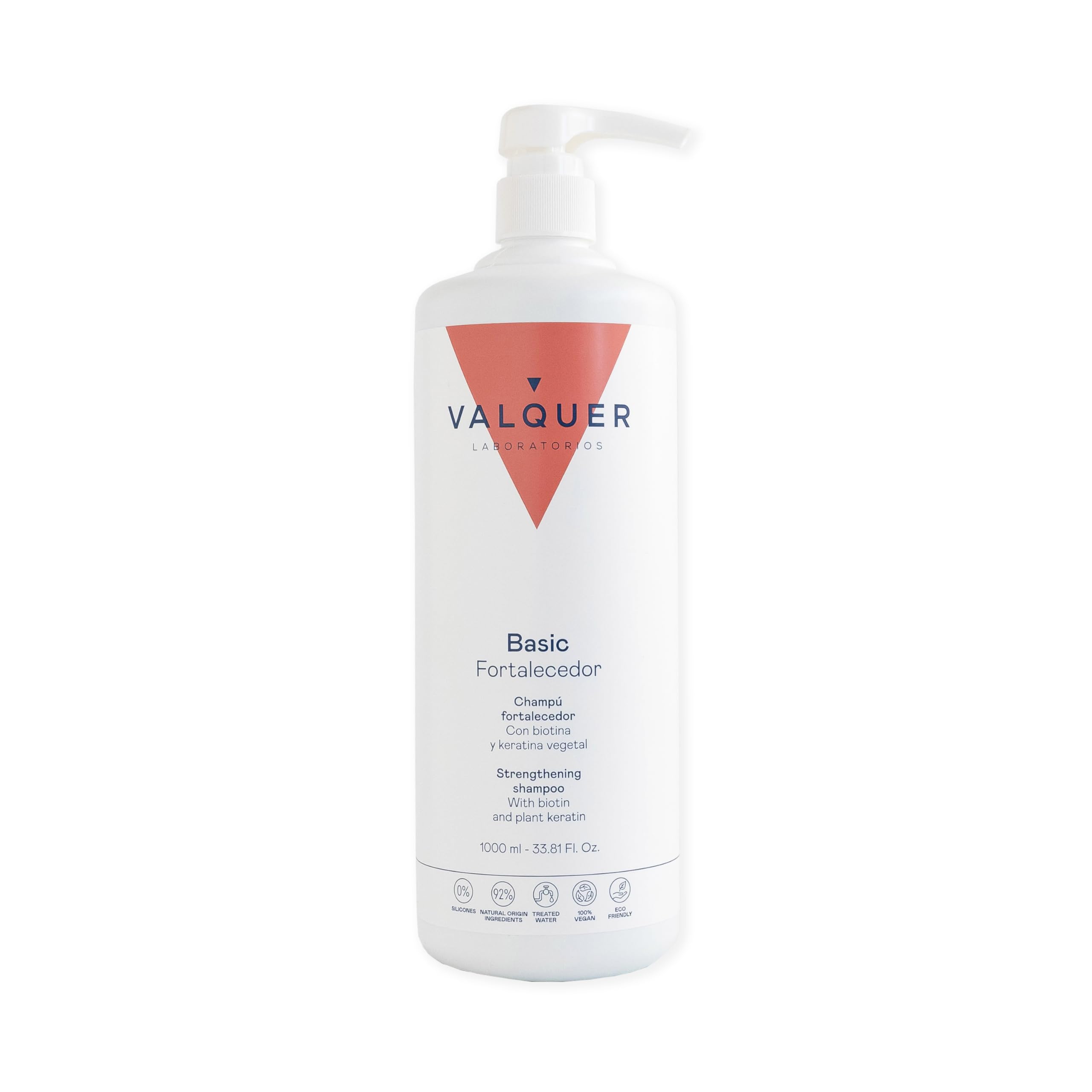 Valquer Professional Kräftigende Shampoo mit Aloevera, Biotin und pflanzlichem Keratin - 1000 ml