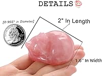 Vista 123 de QINJIEJIE Gato de obsidiana negra, decoración de Halloween, cristales y piedras curativas, estatua de piedra de gatos dormidos, escultura de piedras