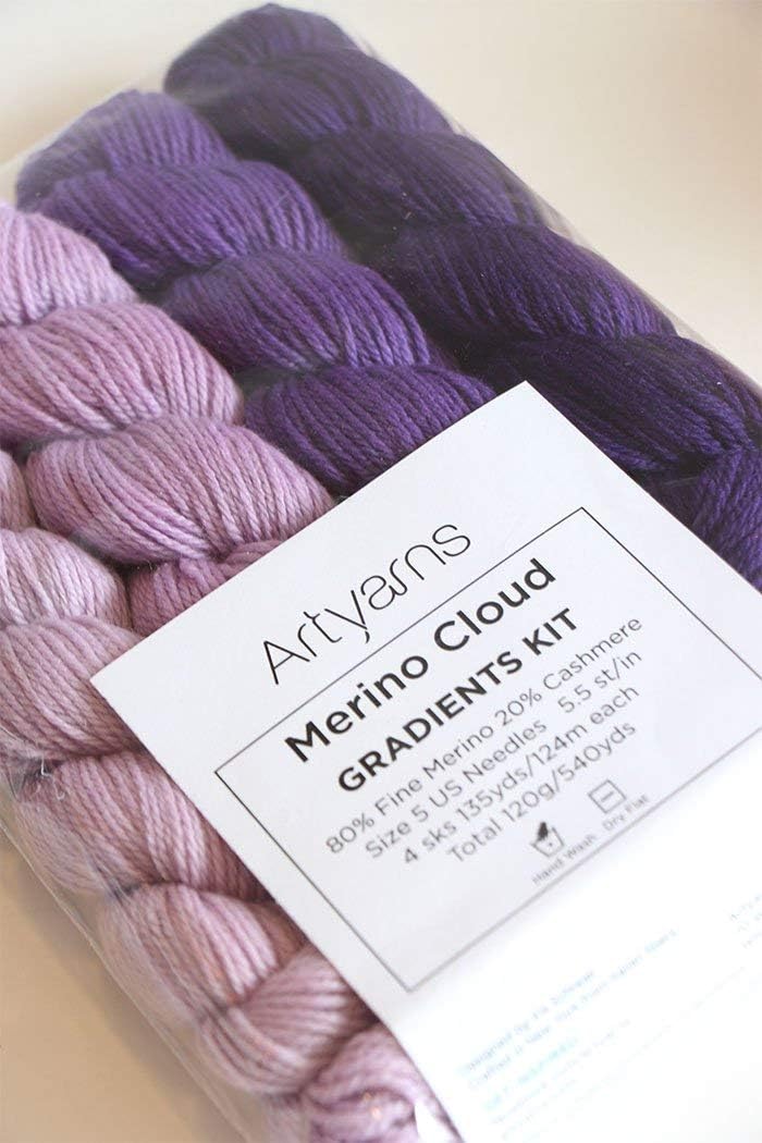 Artyarns Gradient Shawl (Golds)