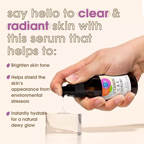 Miniatura 6 de Suero facial de vitamina C, suero de vitamina C para la cara, vitamina C para suero hidratante facial, suero antienvejecimiento 2oz