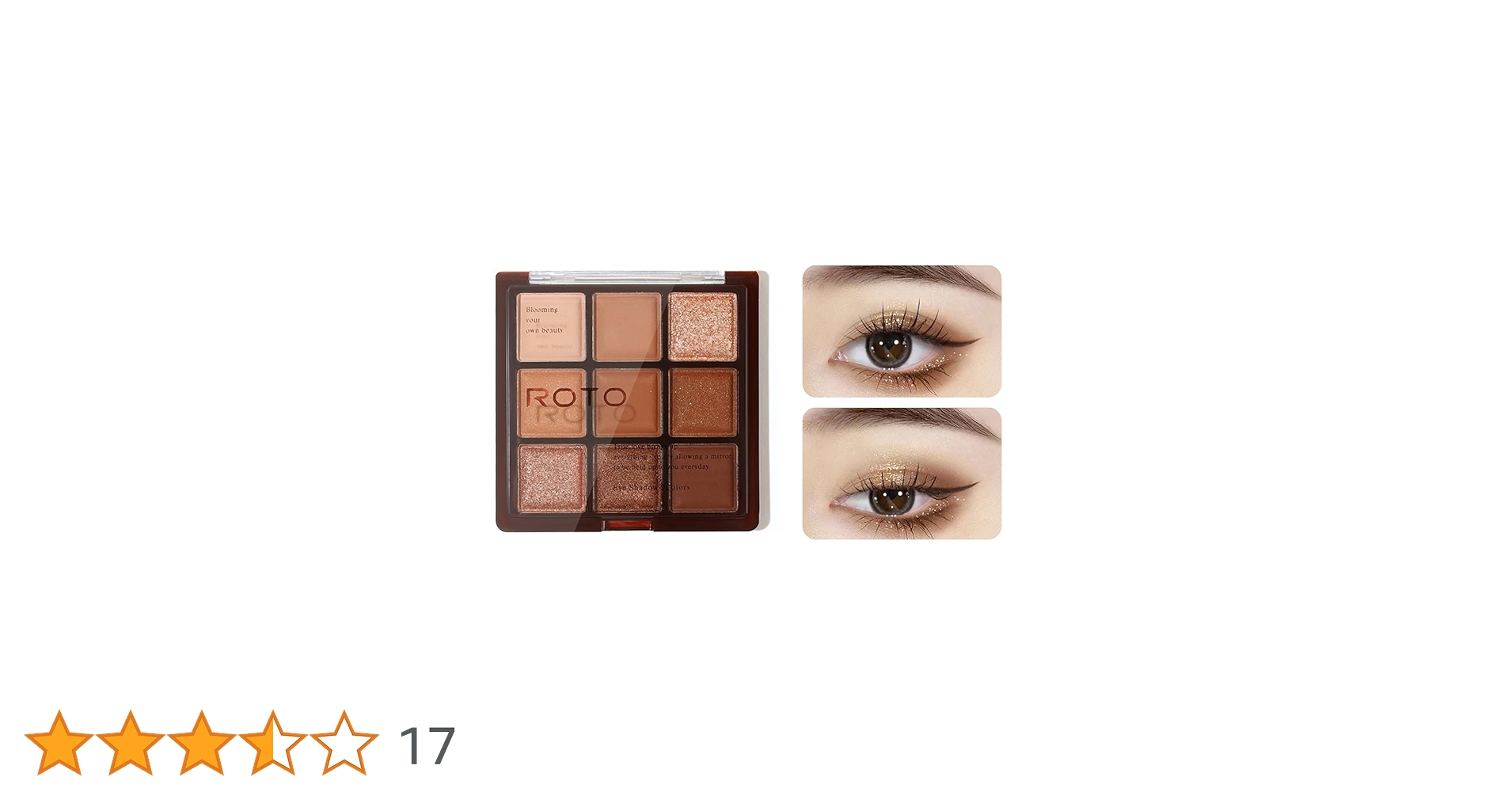 Amazon.co.jp: CAPPUVINI アイシャドウ ラメ パール マット アイ