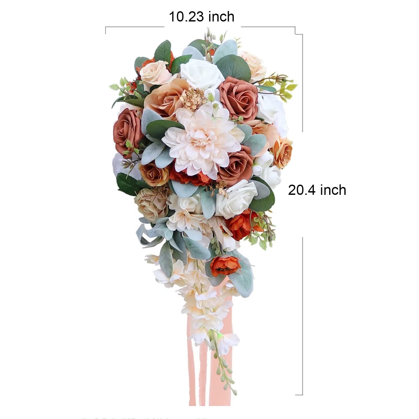【大判希少本】A Treasury of Bridal Bouquet Amazon.com: Ling's moment White Bridal Bouquet Cascading, Ivory