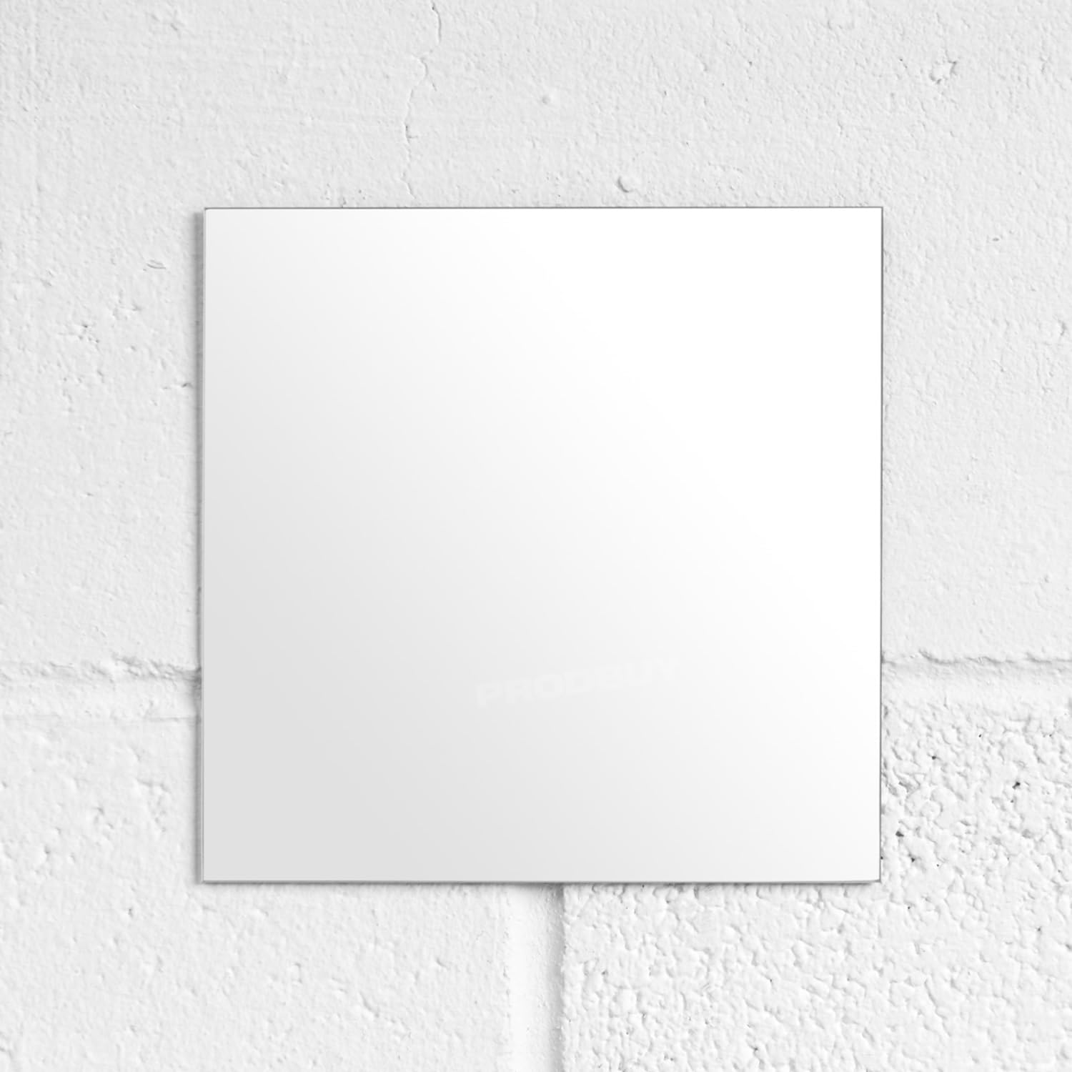 Darthome Set of 18 Glass Mirror Tiles 20 x 20cm Square Self Adhesive Stick On Panels DIY (18)