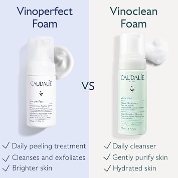 Caudalie Vinoperfect Radiance Micro Peeling Cleaning Foam 100 ml