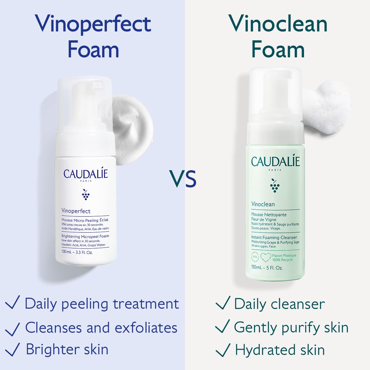 Caudalie VinoSchiuma perfetta Micropeeling Luminosità