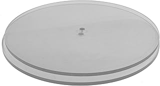 CakeSafe Set of 2 Round Acrylic Disks with Center Hole and 1/2 Inch Border, Total Diameter 12-1/2 Inch
