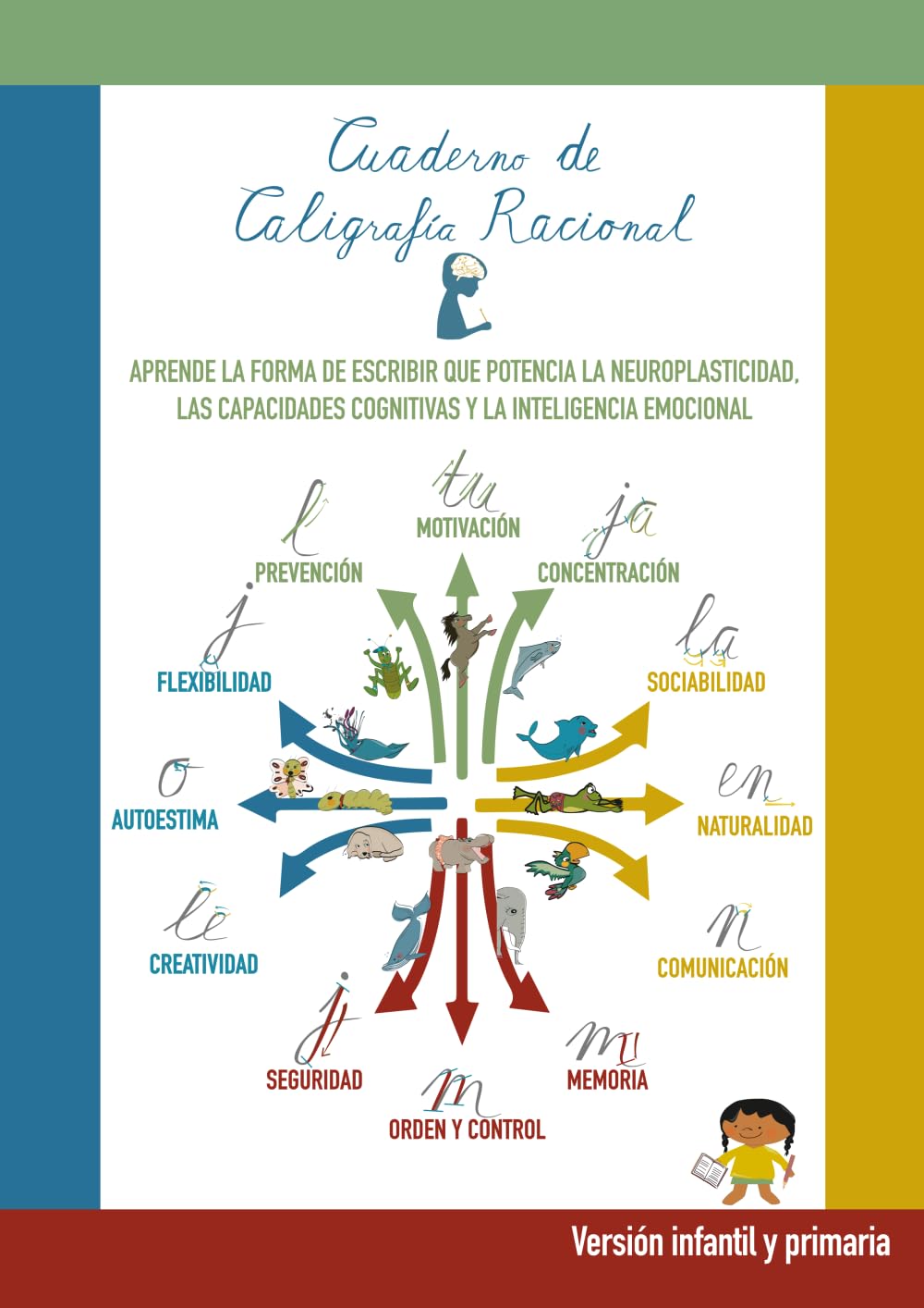 Cuaderno de Caligrafía Racional (versión para infantil y primaria): Aprende la forma de escribir que potencia las capacidades cognitivas y la inteligencia emocional