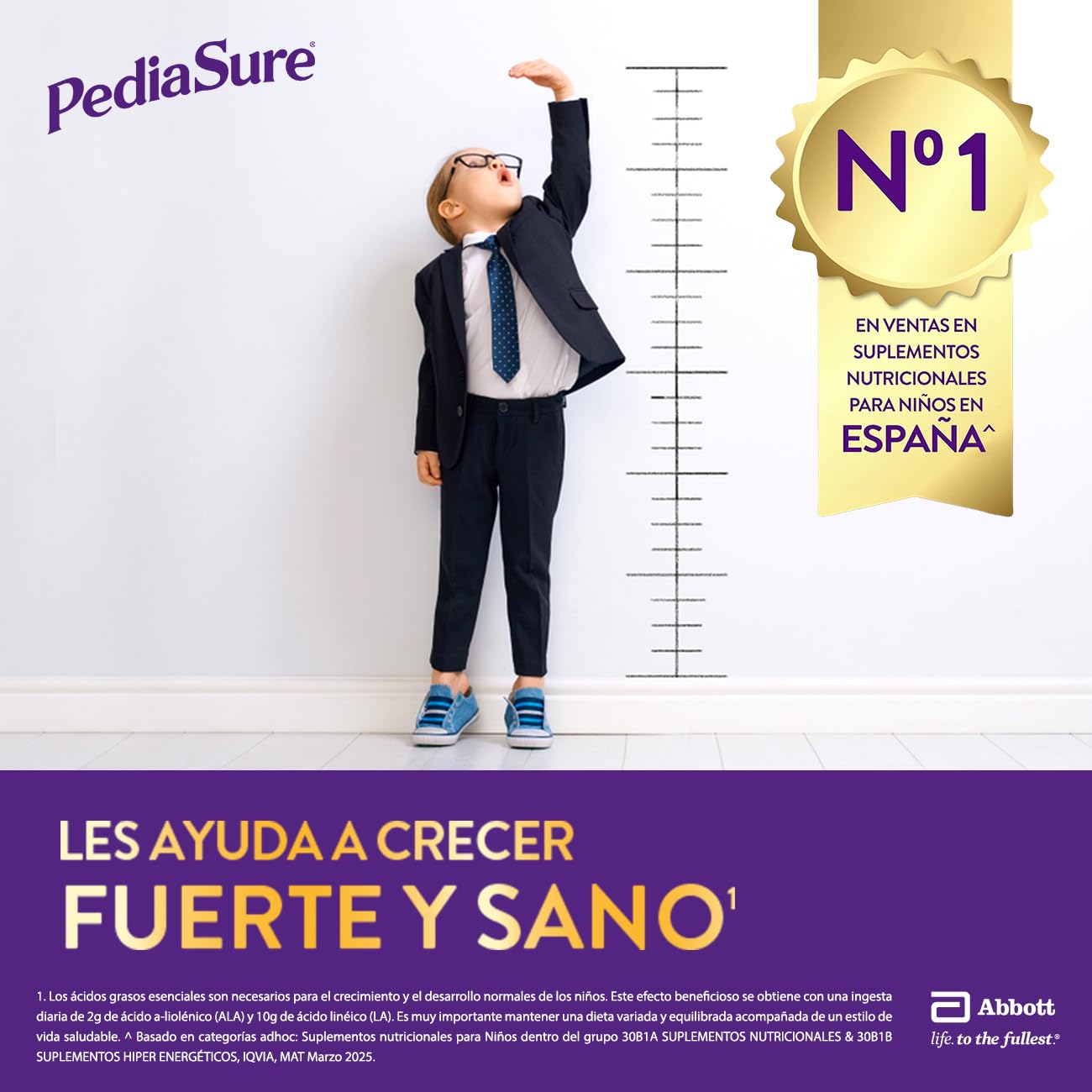 PediaSure – Sabor Cookies & Cream – Complemento Alimenticio para Niños con Proteínas, Vitaminas y Minerales – 850 gr