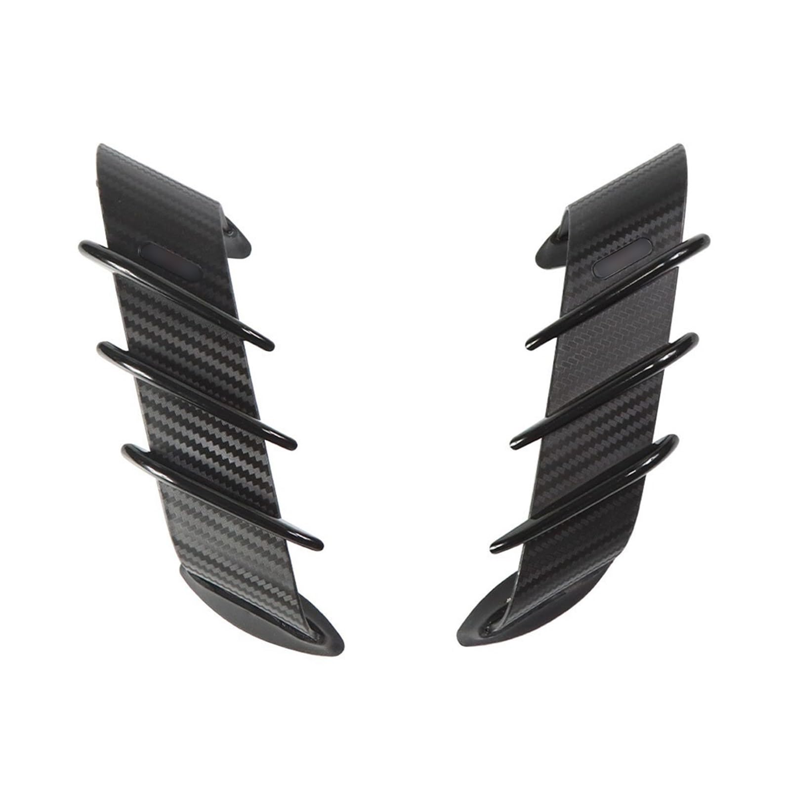 Universal Downforce Racing Spoiler Aero Winglets Aerodynamischer Flügel(Nero)