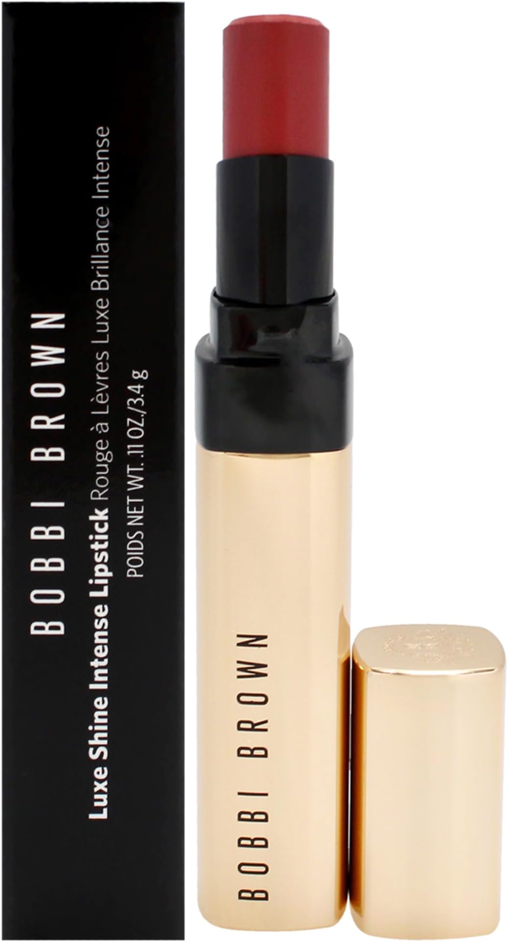 Bobbi Brown Luxe Shine Intense Lipstick - Claret for Women - 0.2 oz Lipstick