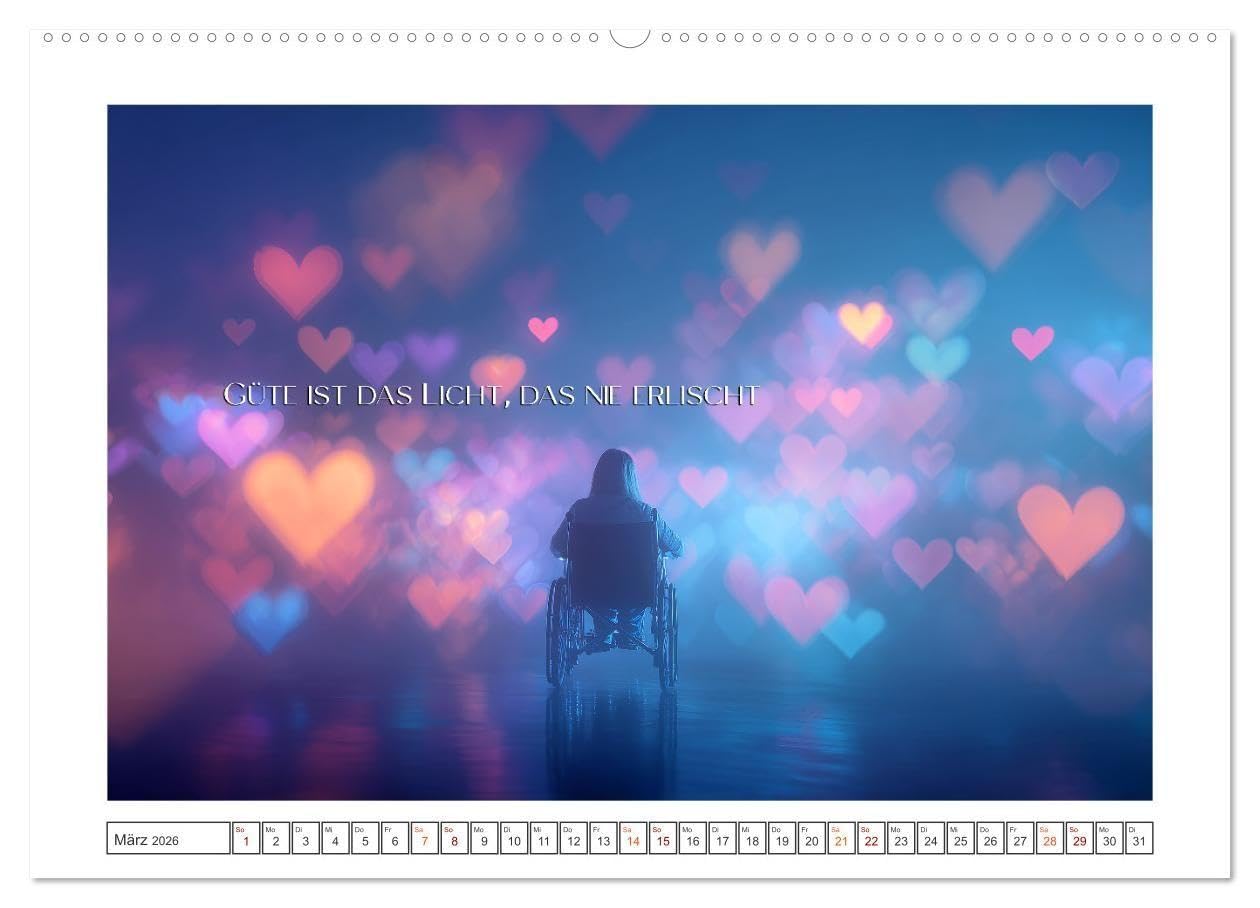 Zeit für Dankbarkeit - Pflege mit Herz (hochwertiger Premium Wandkalender 2026 DIN A2 quer), Kunstdruck in Hochglanz: Ein Kalender voller Wärme, Mitgefühl und Wertschätzung. (CALVENDO Menschen)