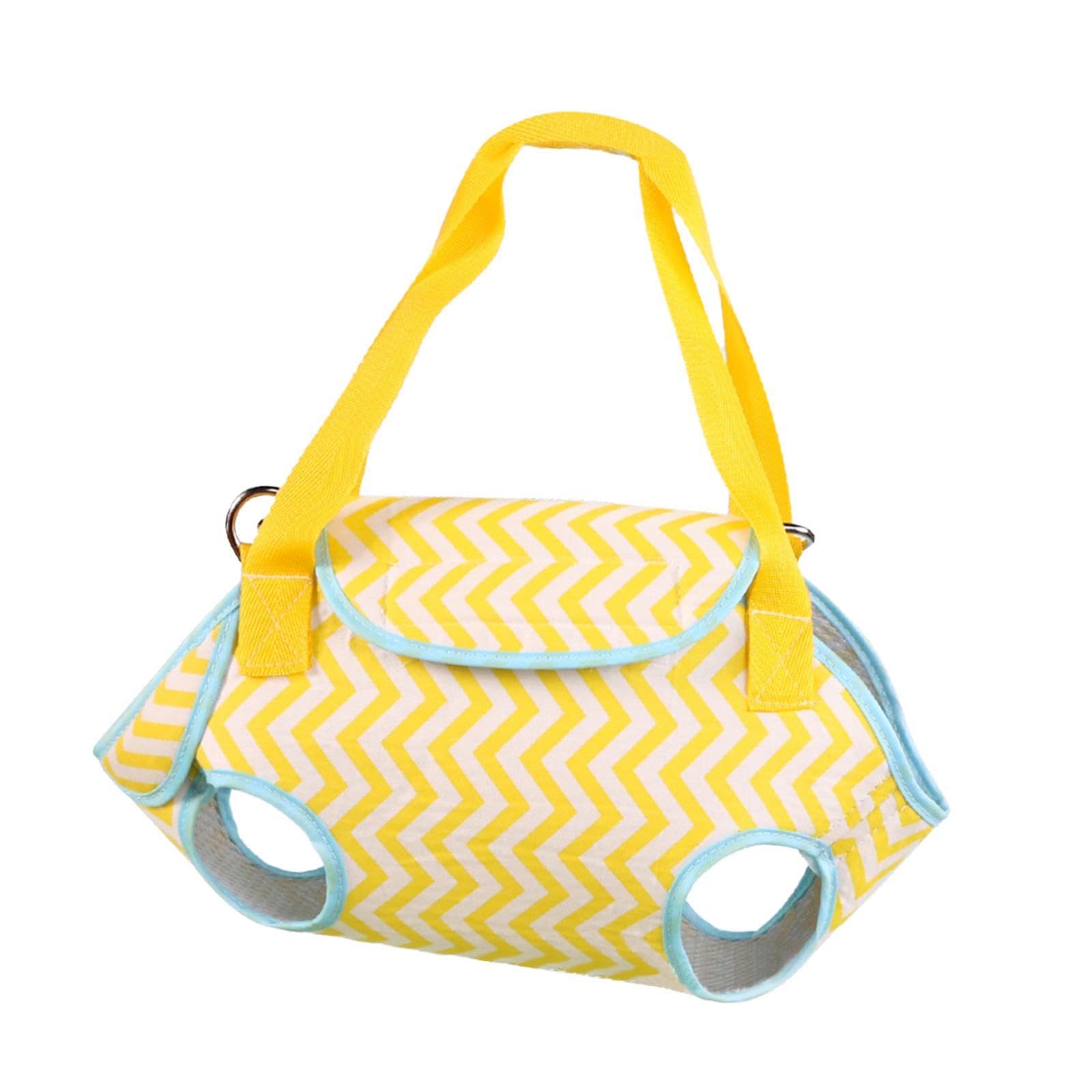 Cat Carrier Bag Portable Carrying Handbag for Kitten Outdoor Small Dogs Cats Yellow Wave-image-16