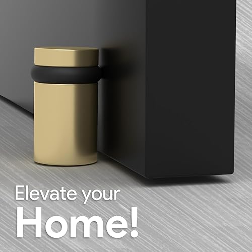 Miniatura 6 de Mega Handles Tope de puerta de piso, protector de pared de instalación rápida, protectores de pared para pomos de puerta, tope de puerta de piso