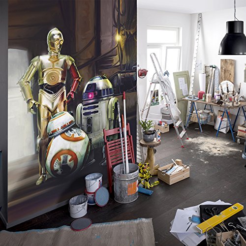 Sunny Decor SD447 Fototapete STAR WARS Three Droids, Bunt
