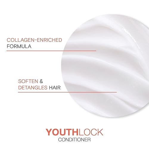 Miniatura 7 de Joico Champú y acondicionador YouthLock formulado con colágeno  Cuerpo juvenil y rebote  Reduce la rotura y el encrespamiento  Suaviza y desenreda