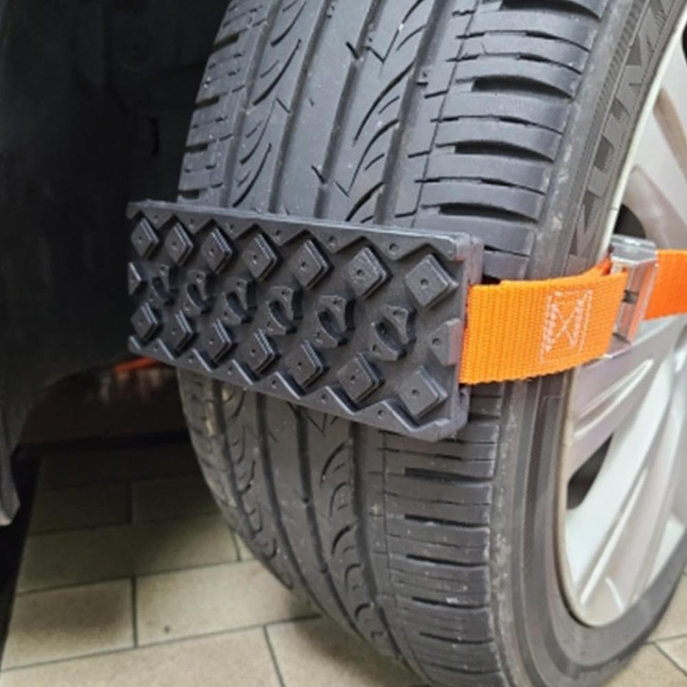 Blocchi di trazione per pneumatici Antiscivolo PU Neve Fango Sabbia Compatibile con pneumatici per auto