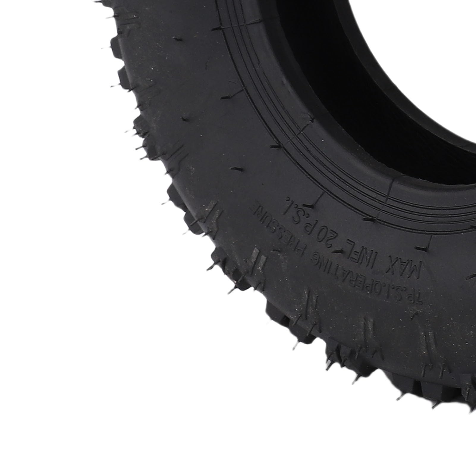 Akozon Tubes Intérieurs en Caoutchouc et Pneu pour 4.10-6 Tire Inner Tube Set Go Kart Chinois TV-Tracteur Mini Vélo