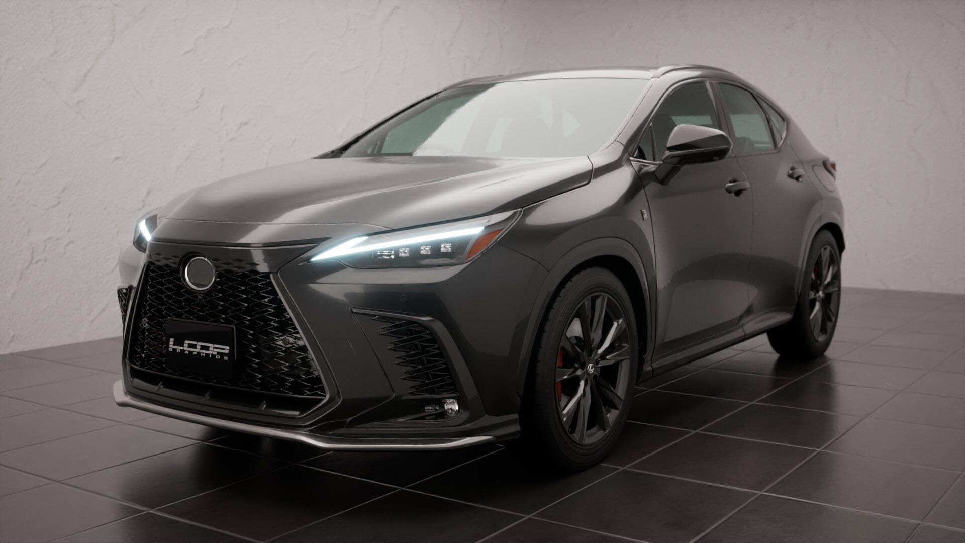 Amazon.com: Loop Graphics Alex Grille LEXUS Compatible NX F SPORT 