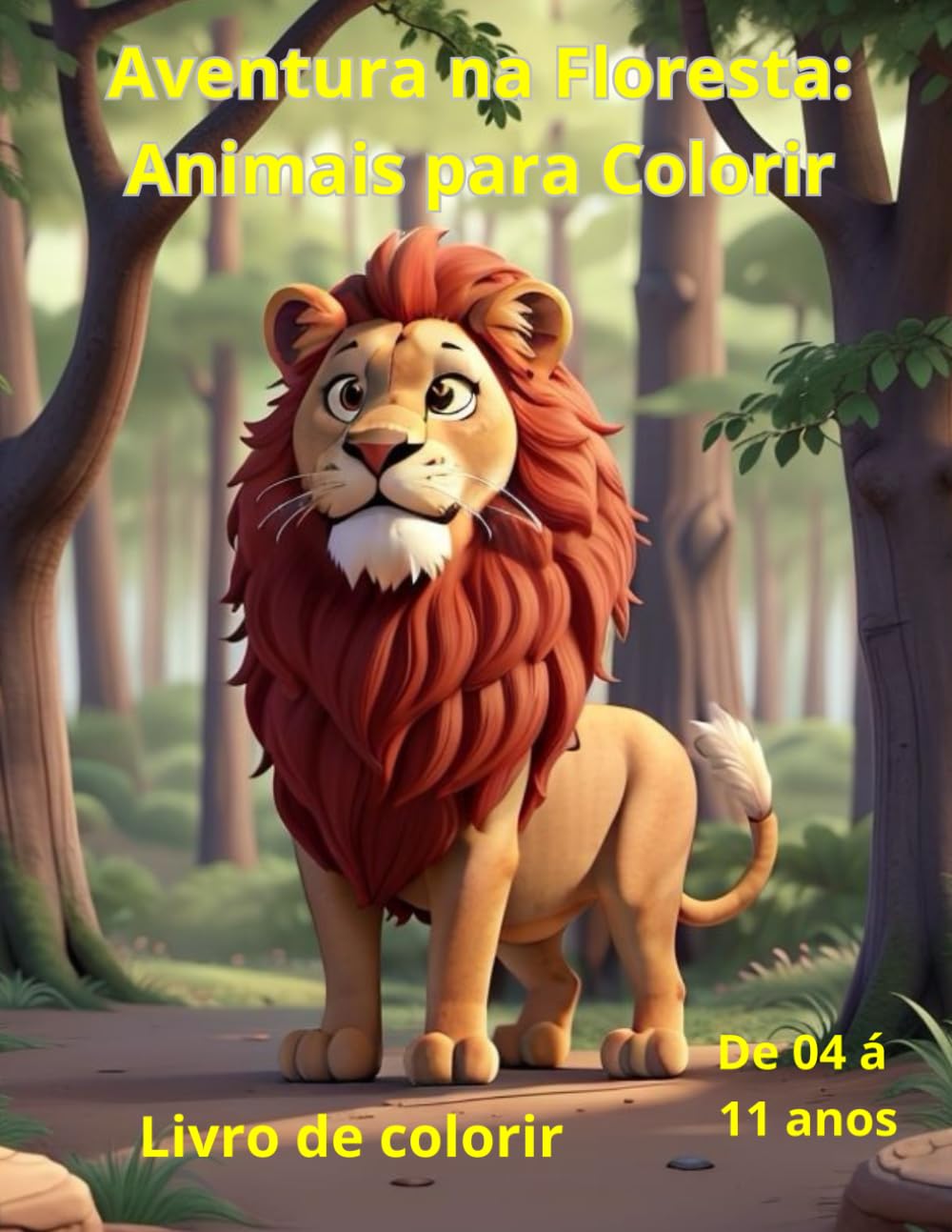 Aventura na Floresta: Animais para Colorir