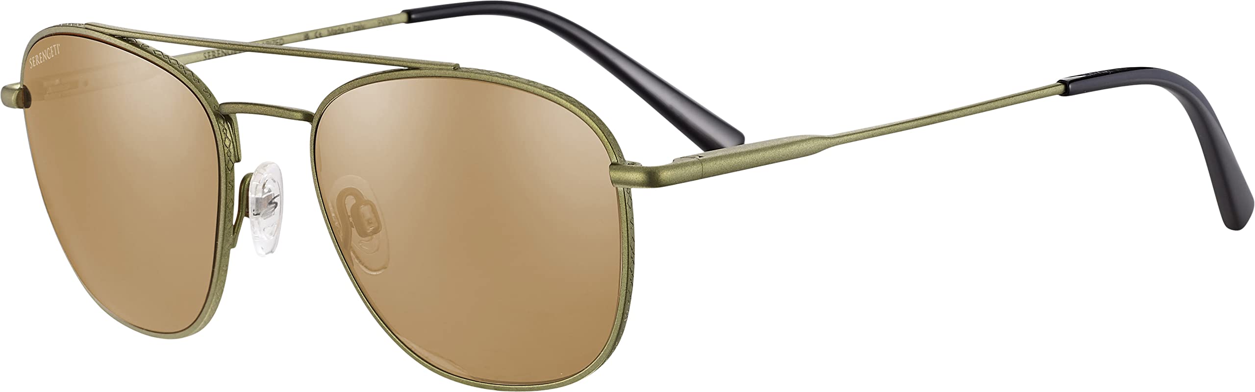 SerengetiUnisex's Ss542003 Carroll Matte Khaki-Mineral Polarized Drivers Gold, Multi, One Size