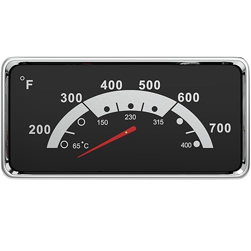 DcYourHome Medidor de temperatura de parrilla de 3.6 pulgadas para Nexgrill 720-0882A 720-0898 720-0830A, Kenmore 148.23683310 119.16144210