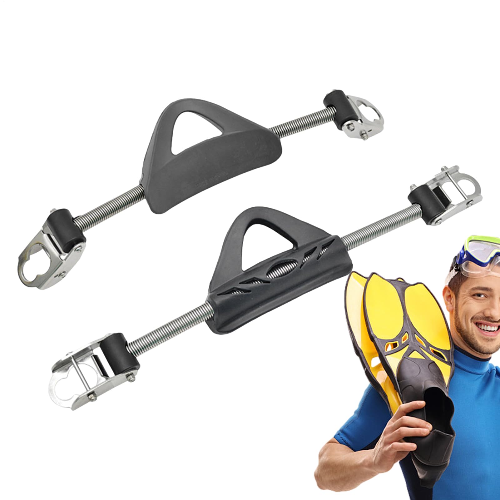 Correa para el talón con Resorte para Aleta de Buceo,Correa para Aleta de | Buceo,1 par de Correas de de Resorte para - de en el talón con Hebilla de liberación rápida, accesori