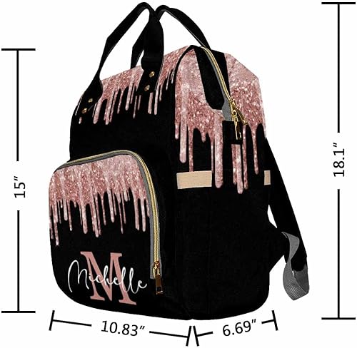 Miniatura 6 de Artsadd Bolsas de pañales personalizadas, mochila para bebé, regalos para baby shower, Pattern 07, Mochilas Daypack