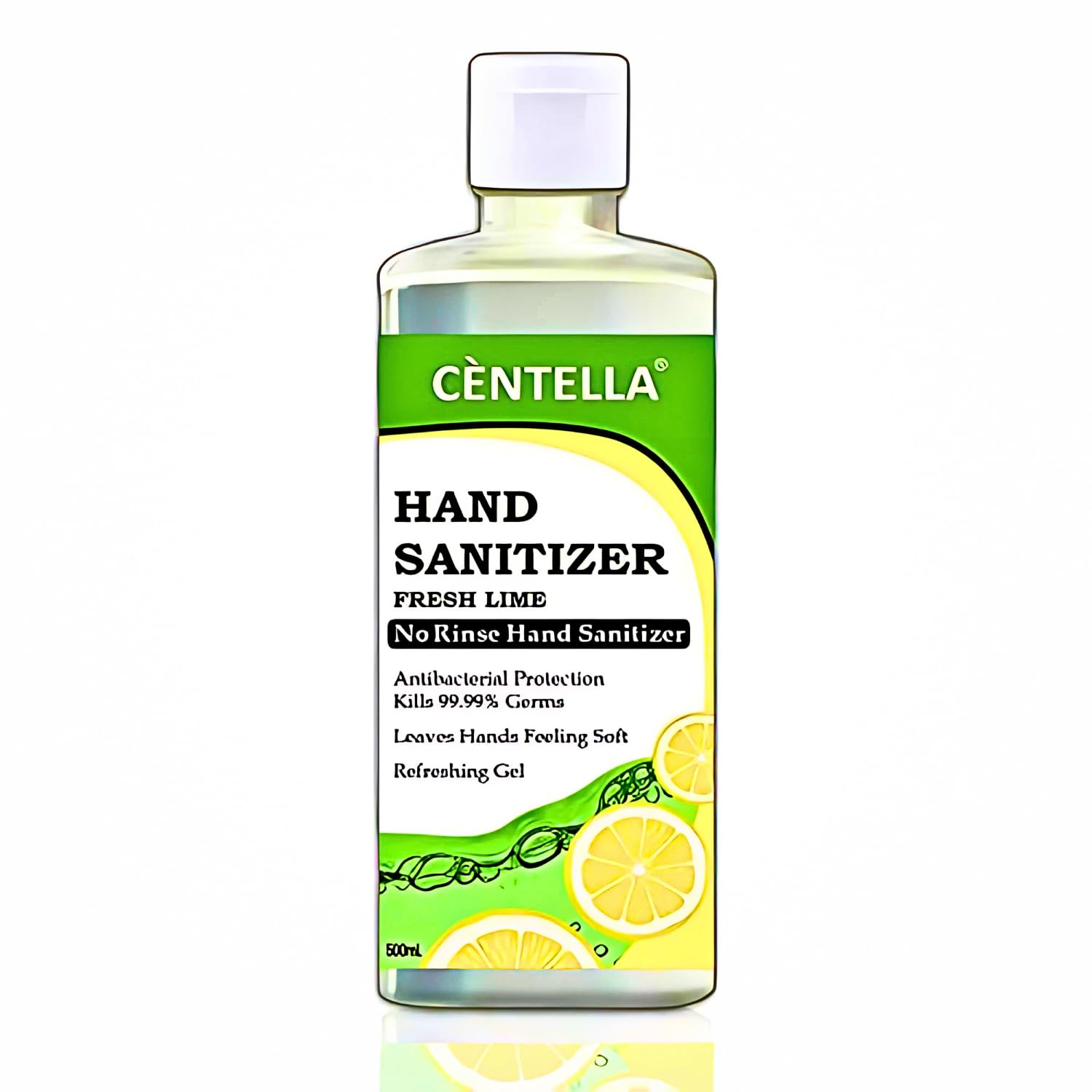 K'TRiQ Centella Hygienic Bact- X Hand Sanitizer Gel (Antibacterial) (Non-Sticky) Kills Germs No-Rinse Wash Hand Gel Hand Rub- 500 ML